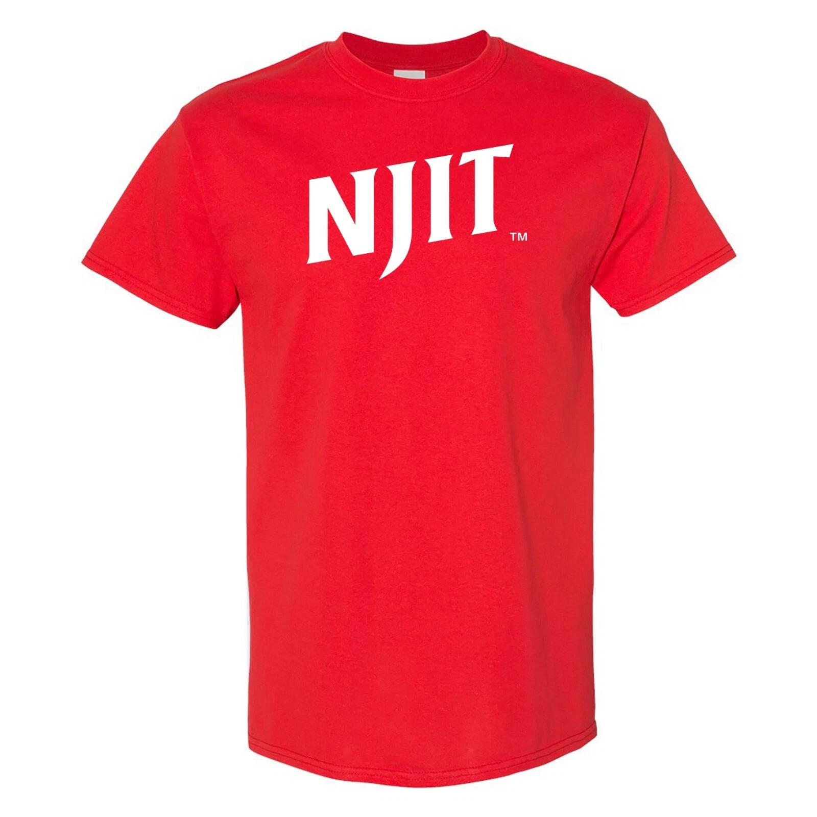 NJIT Highlanders Basic Block Licensed Unisex Short Sleeve T Shirt - Red S