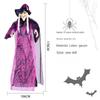 1-4PCS Halloween Decoration Props Voice-activated Glowing Witch Hangman Haunted House Escape Scene Decoration Outdoor Decoration