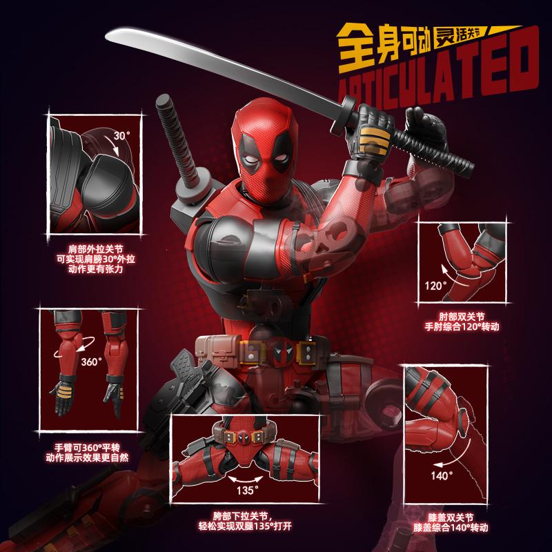 Spider Man Venom Peni Parker Wolverine Deadpool  CHAMPION CLASS Version Action Figure Assembled Toys Gift