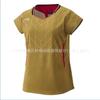 Womens Quick-Dry Short Sleeve Sport Shirt Badminton Tennis Running Cycling Breathable Athletic Top