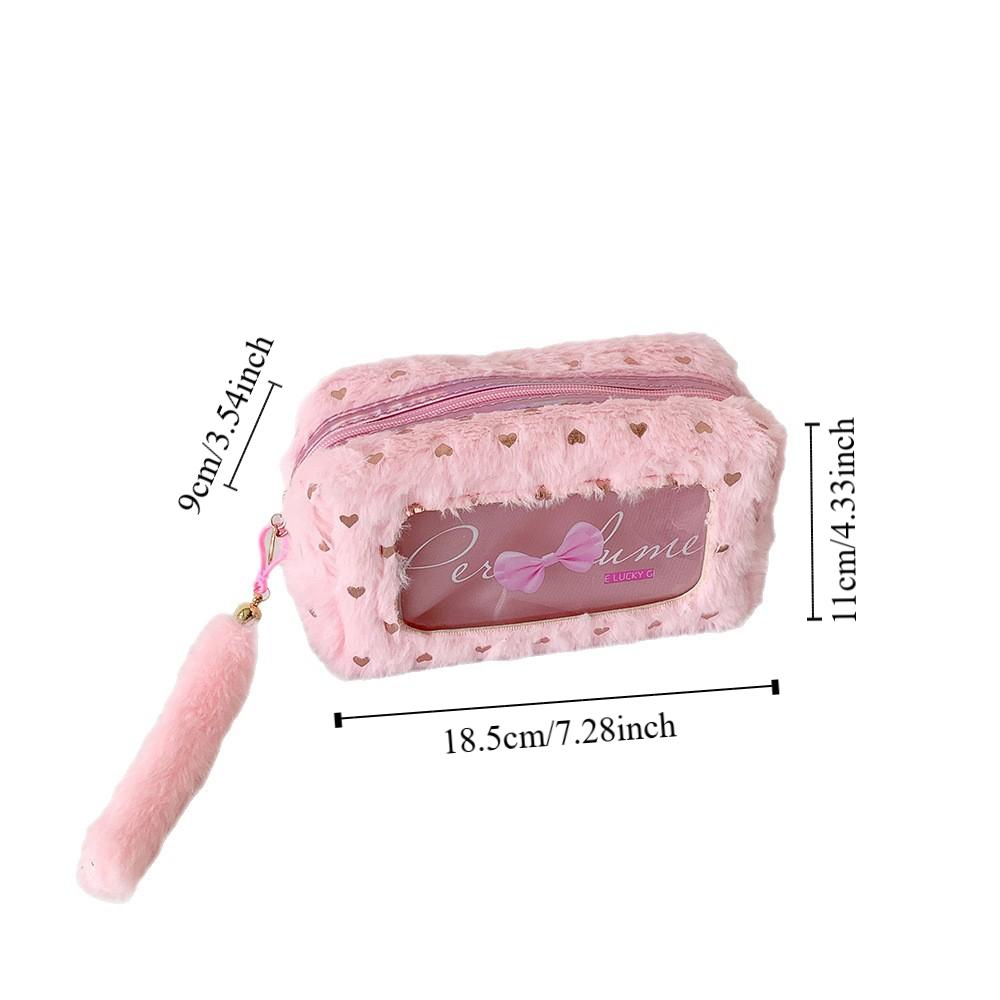 Bowknot Y2K Bow Stationery Bag Desktop Storage Bow Pencil Pouch Korean Style Pencil Case  School