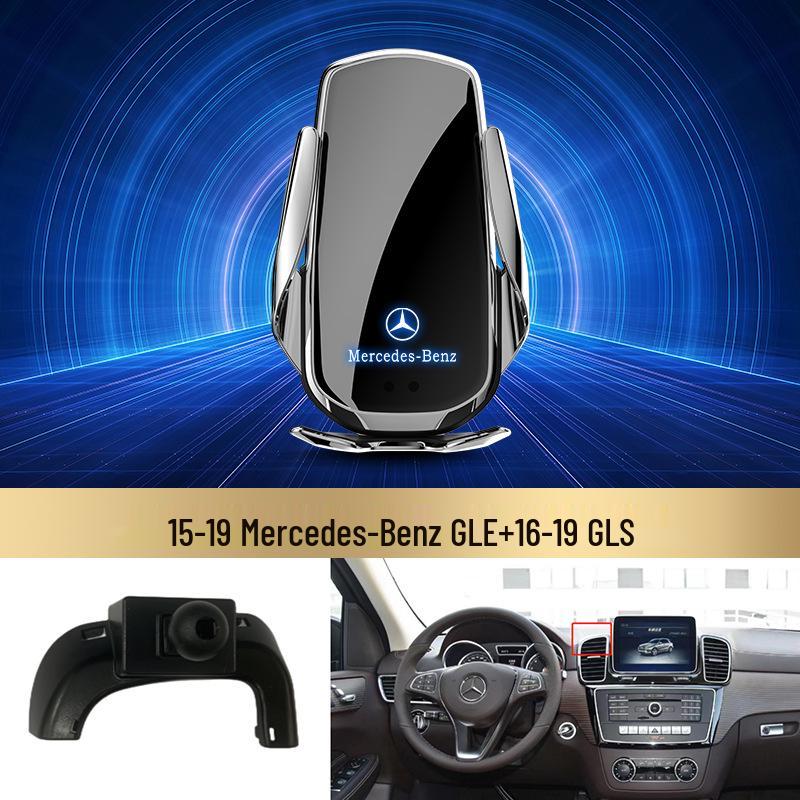 Bezdrátový držák telefonu s rychlým nabíjením Mercedes-Benz pro třídu C/třídu R/třídu S/třídu E/GLK/třídu B