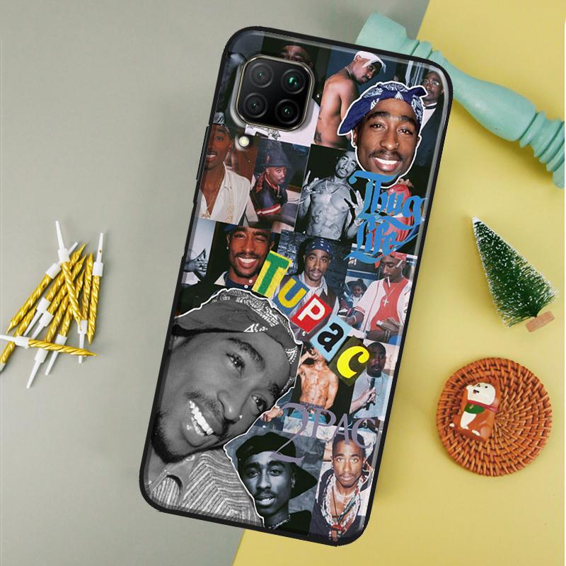 2Pac Makaveli Tupac Amaru Shakur For Huawei Nova 12i 11i 8i 12s 9 10 SE Y90 Y60 Y70 Y72 Y61 Y91 P20 P30 P40 Lite P60 Pro Case