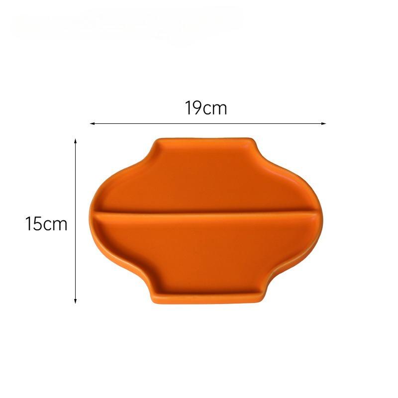 

Ceramic Tray Organizer -Nordic Artistic Entryway Key Holder with Scent Diffuser, Minimalist Vanity Jewelry Dish for Home Decor