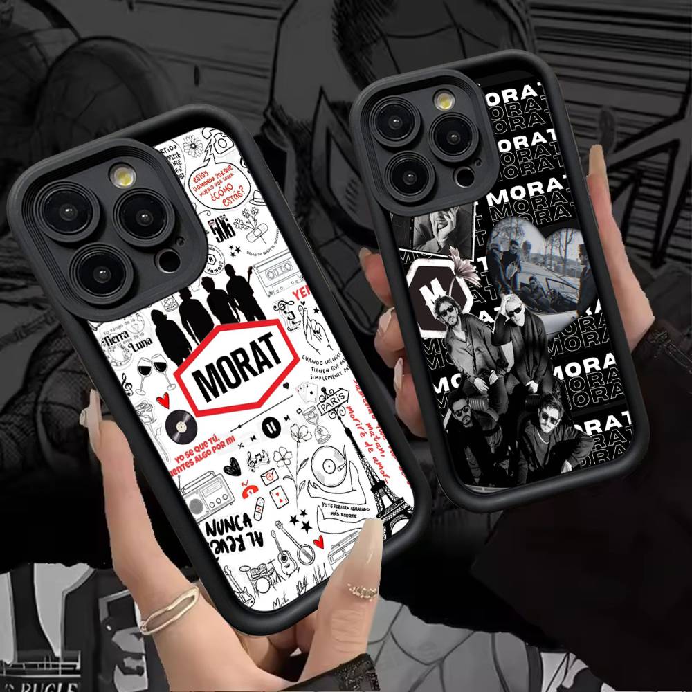 Morat Music For IPhone 17 Pro Max 16 15 14 13 12 11 Plus Black Soft Phone Cover