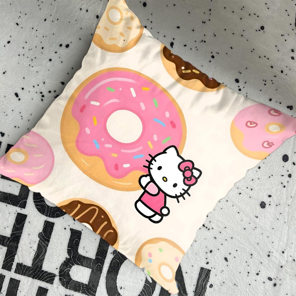 Cushion Cover 40*40 Kawaii H-Hellocats Home Decoration Living Room Pillowcase 45X45 Cushions Covers Holidays Sleeping Pillows