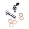 10 Pcs Stainless Steel Brake Banjo Bolts Motorcycle Banjo Bolts & Washers for Brake Caliper Masters Cylinder Easy to Use