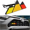3 Colors Grille Badge Tri Colors Emblem For Tacoma Tundra 4Runner Highlande Rav4 CHR Strip Air Inlet Auto Car Accessorie