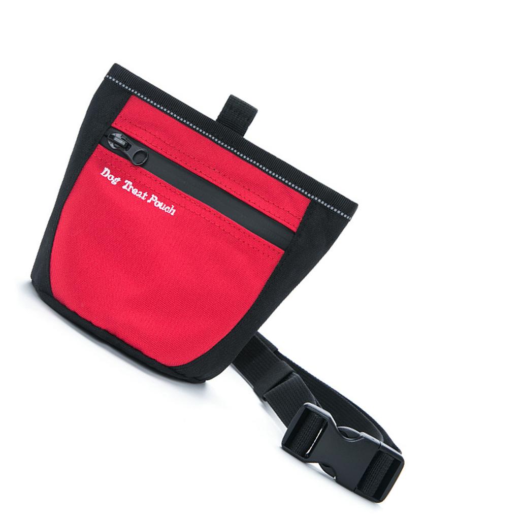 Pet Training Waist Bag Treats Pocket With Water Resistant Fabric Zippered Design For Outdoor Activity Walking Accessory