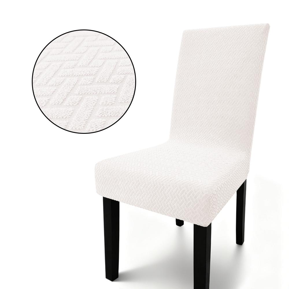 

Waterproof Chair Cover Stretch Cheap Chair Universal Size Seat Covers with Back for Wedding Dining Room Chairs for Home New 1pc
