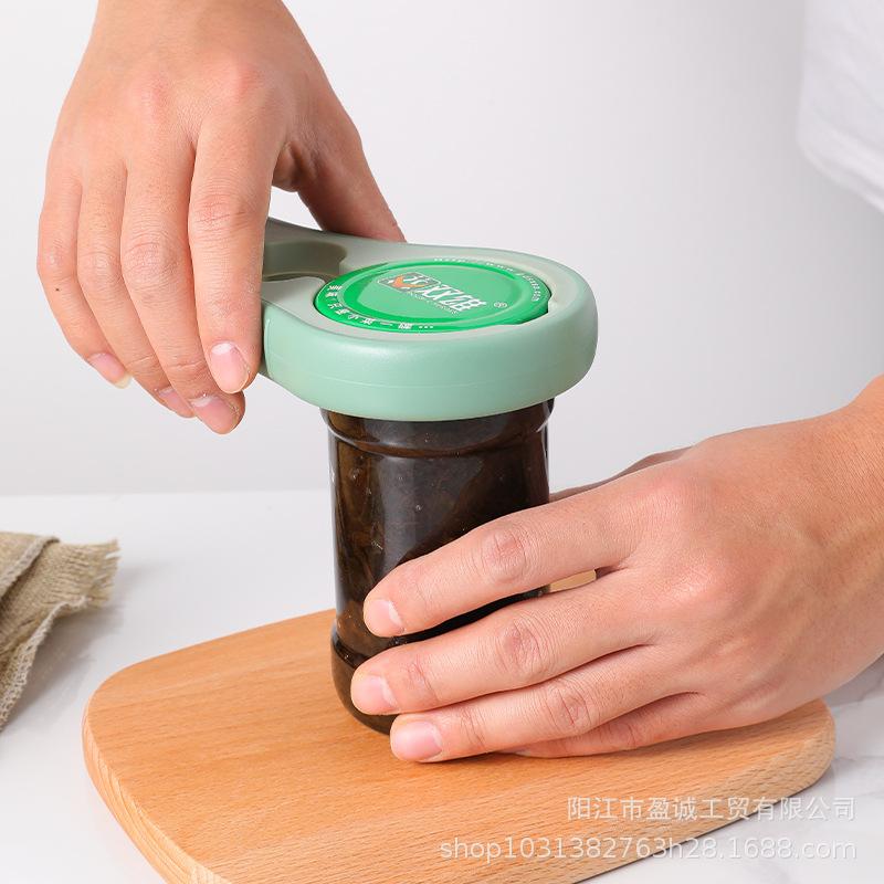 Kreatywny Wielofunkcyjny Plastikowy Otwieracz do Butelek 3 w 1 Ręczny Antypoślizgowy Otwieracz do Zakrętek Otwieracz do Puszek Narzędzia Kuchenne