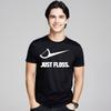 Letter Tshirt Graphic Round Collar Funny Dentist Just Floss Dental 100 Cotton Unisexs Tops Tees Slogan Short Sleeve Tshirt