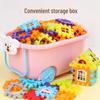 "Large Particle Building Blocks Toy for Kids 3-6: Build Wall, Window, and House Models"