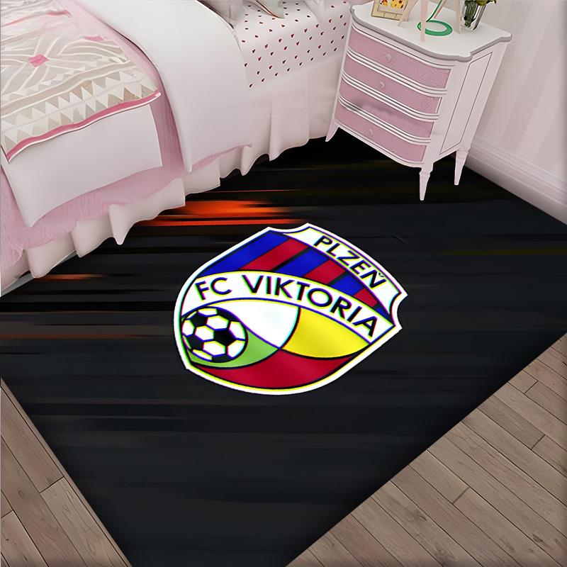 Fc Viktoria Polyester Carpet, Soft Indoor Mat for Office Chair, Living Room, Computer Desk - Decorative Home Office Rug Design
