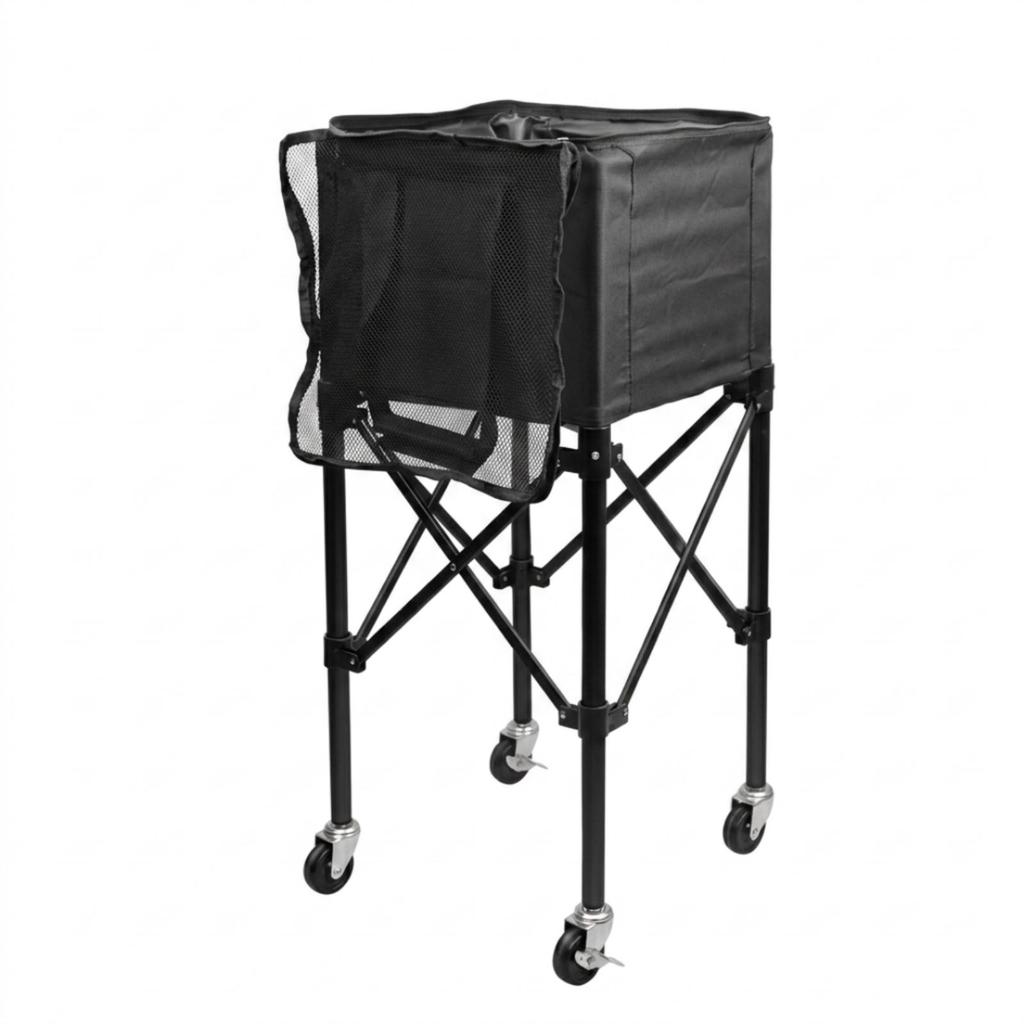 Foldable Ball Cart, Collapsible Container, Large for Gymnastics Room