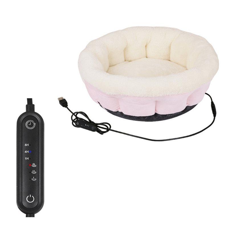 ABKP-Heated Cat Bed For Indoor Cats