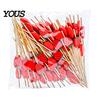 Fresh Fruit Cartoon Picks 100PCS Disposable Tags, with Decor Cocktail Garnish Sticks Picks, Durable Bamboo Skewers, for Fruits Barbecue