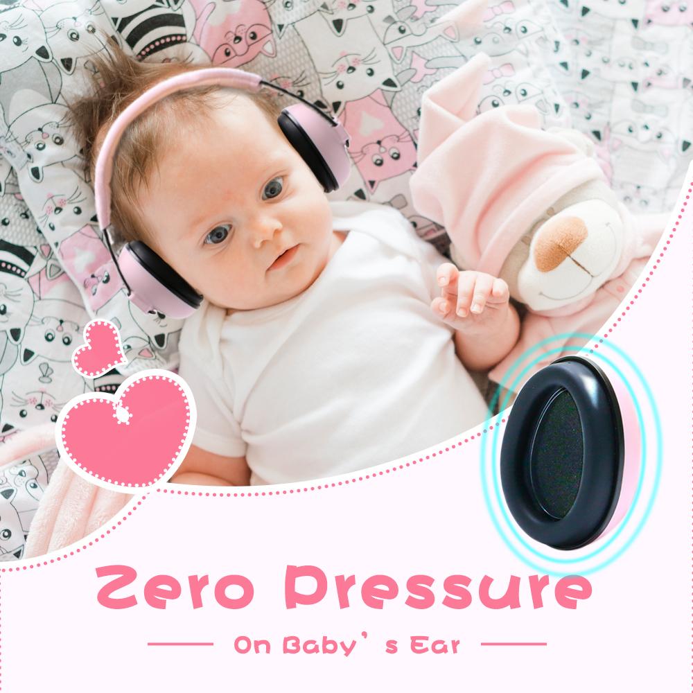 Safety Beautiful Hearing Protection Baby Ear Muff Noise Reduction Earmuffs 25dB жёлтый