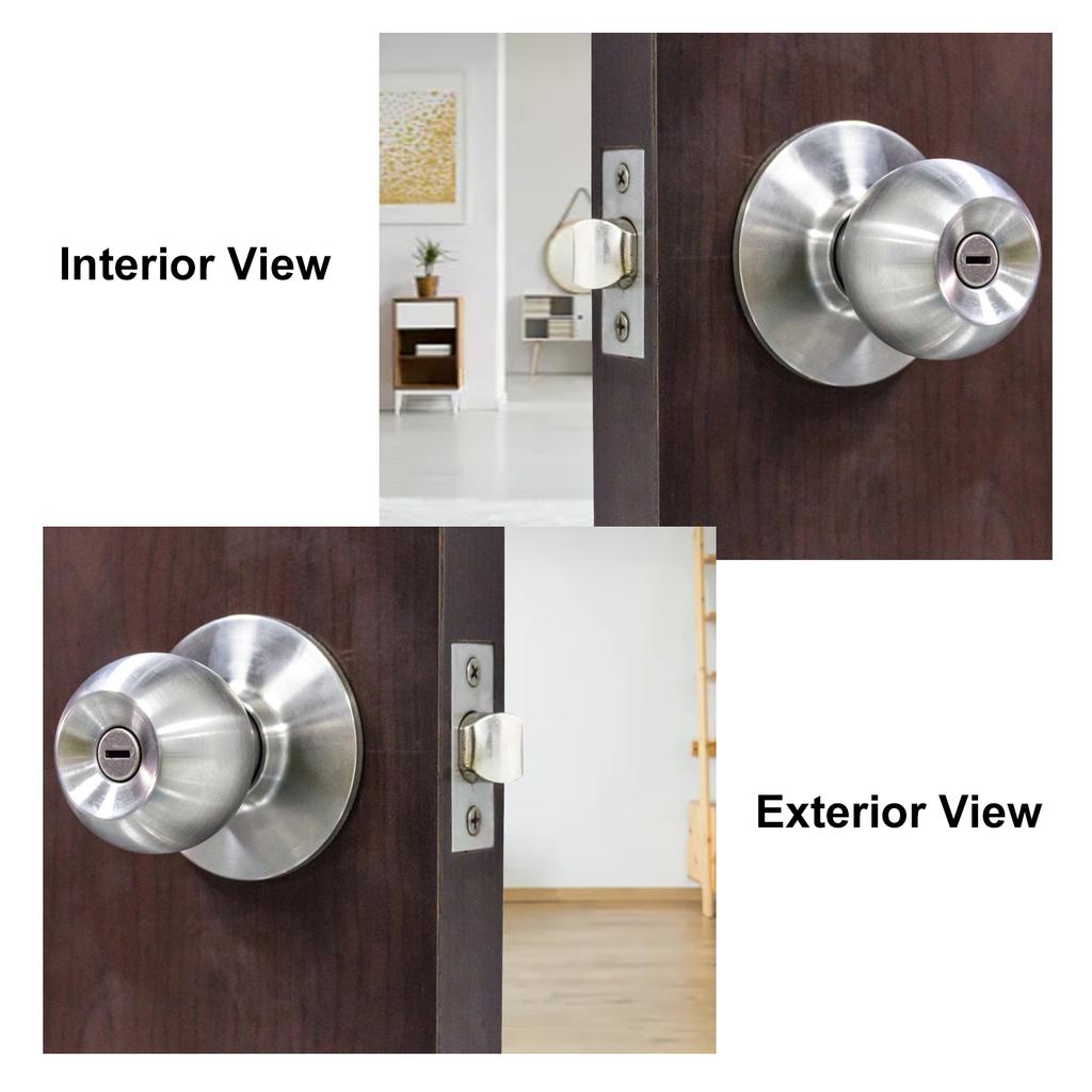 Door Lock Installation Kit Hole Saw Set For Door Knob Lock Carbon Steel Hand Tools With Guide