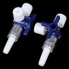 5Pcs Three Way Stop Cock Lock Adapter 3 Way Stopcock T-Connector Extension Tube