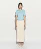 RE RHEE Half Sleeve Knit Top Cloud