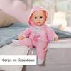 Poupée pour bébé - baby annabell - hannah joue avec moi - 36 cm - corps en tissu doux - 5 fonctions