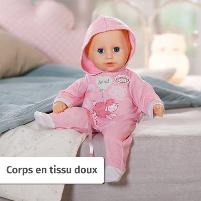 Poupée pour bébé - baby annabell - hannah joue avec moi - 36 cm - corps en tissu doux - 5 fonctions