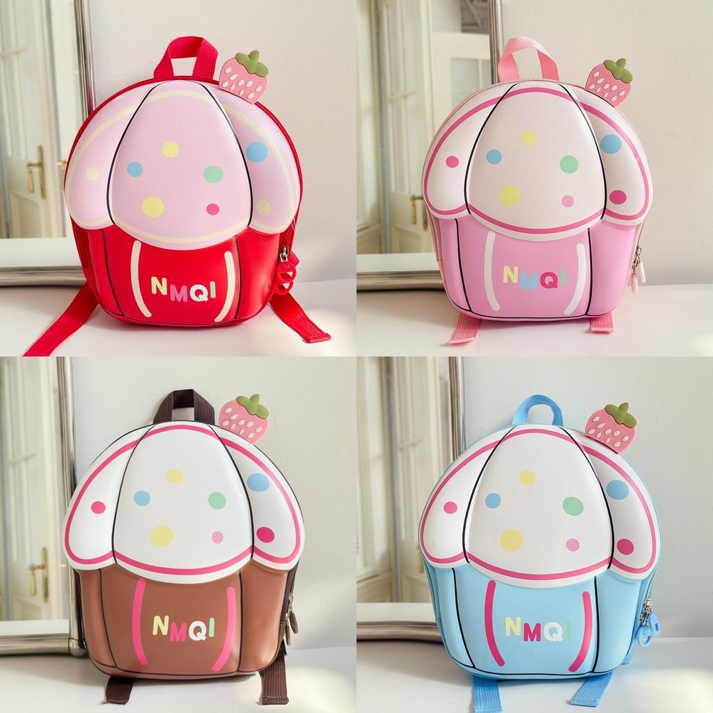 Children Whimsical Backpack Attractive Cartoon Style Lightweight Dual Shoulder Bag For Use Everyday