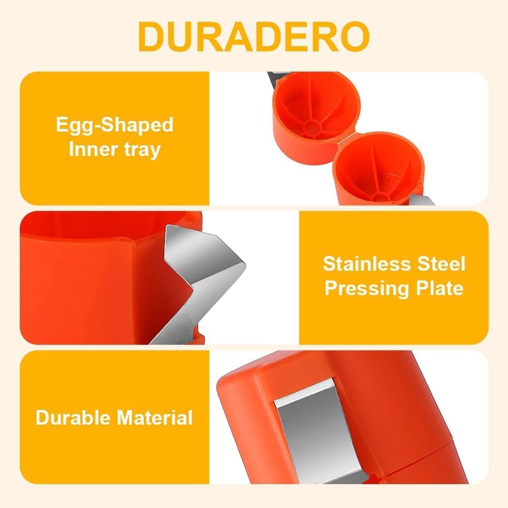 1Pcs New Egg Topper Shell Cutter Beater Raw Egg Cracker Separator Filter Egg Opener Yellow/Orange/Rose Red Kitchen Baking Tools