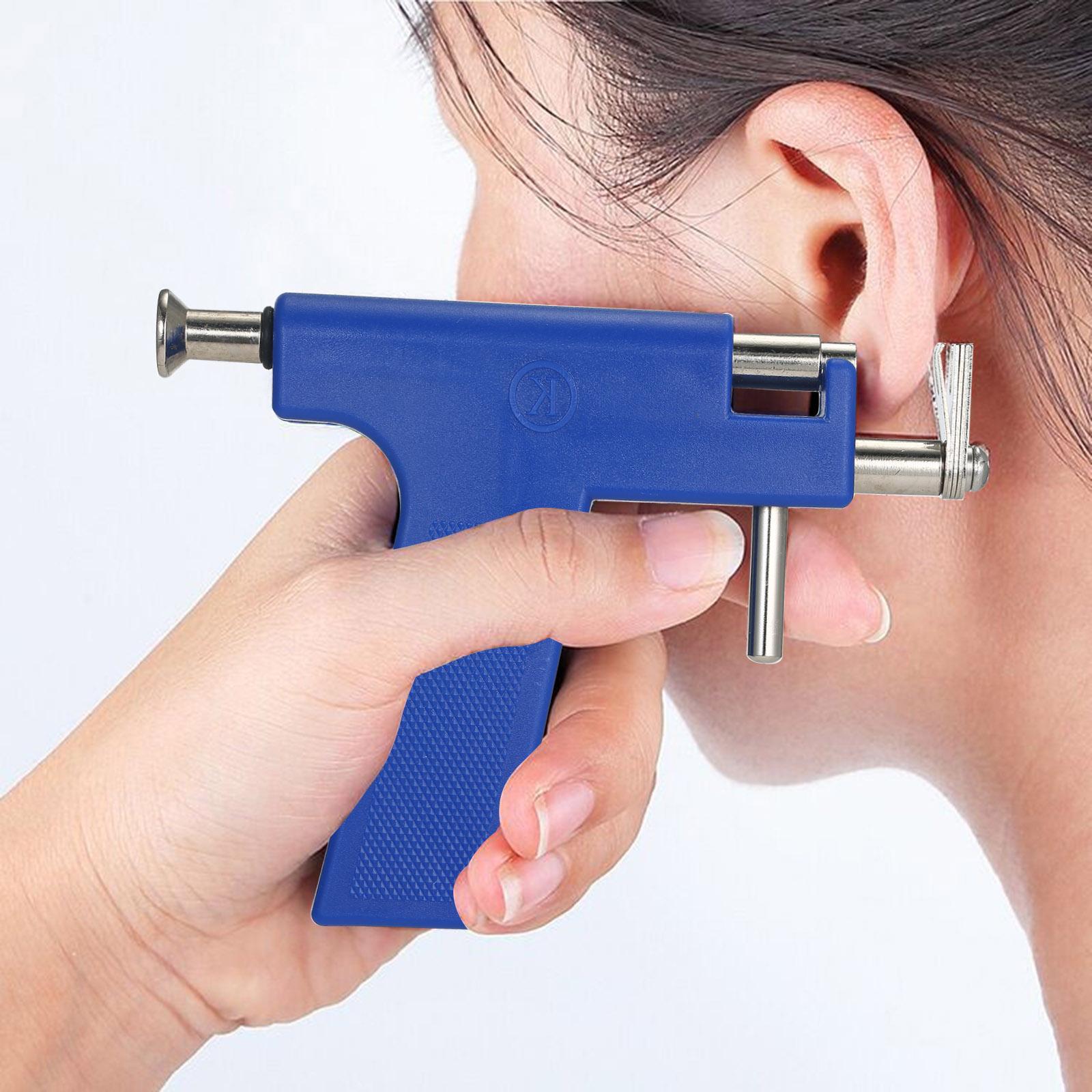 

Набор пистолетов для пирсинга ушей, безопасный набор пистолетов для пирсинга ушей, носа и пупка, набор с серьгами-гвоздиками 98 шт. фиолетовый