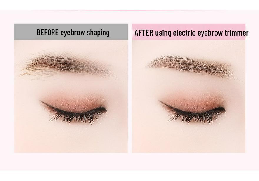 Electric Eyebrow Trimmer - Beginner-Friendly, Anti-Scratch Shaver for Hair Removal and Shaping