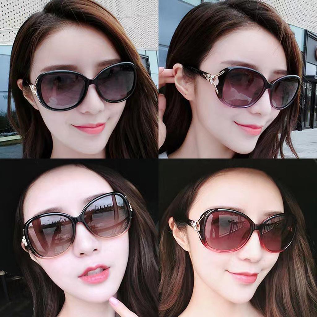 Ladies Fashion New Ladies UV Protection Sunglasses Shade Driving Big Frame Fox Head Sunglasses