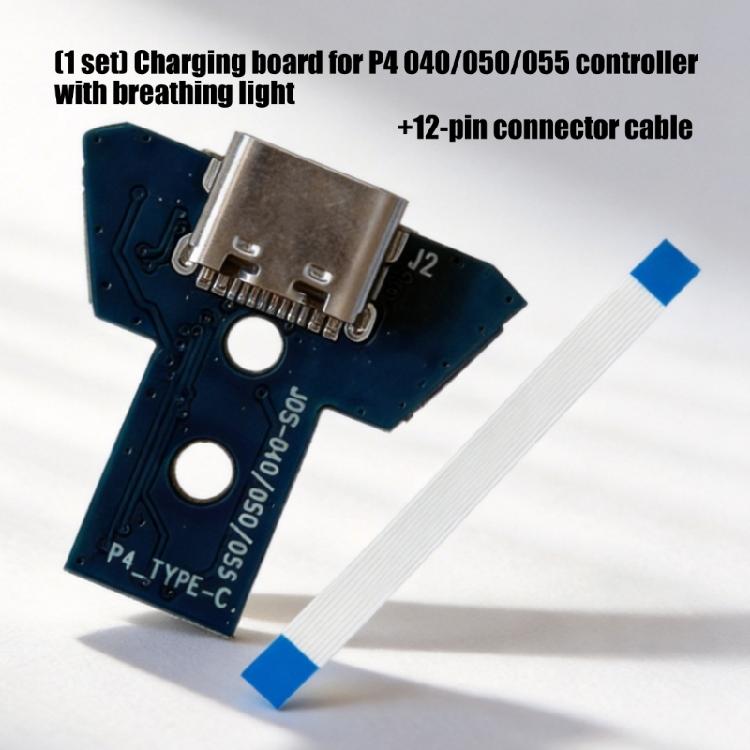 Type C Charging Port Circuit Board Controller Charging Socket LED Module Repair Part for JDS 040 050 055