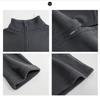 T-shirt Casual Monocolore da Donna Manica Lunga Collo Alto Crop Top Stile Semplice Sexy per Festa Club Primavera Estate T-shirt