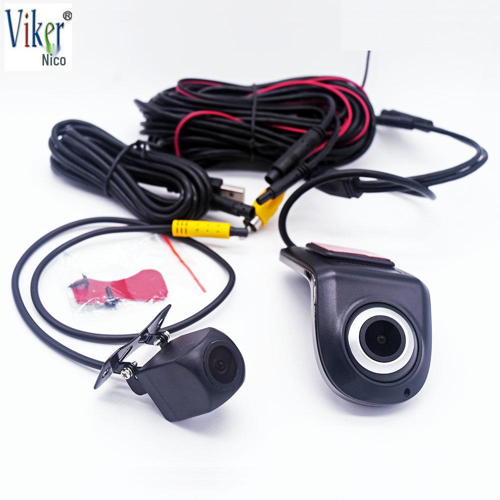 

HD Двойная видеокамера для приборной панели с ночным видением, с записью спереди и сзади и изображением заднего вида None