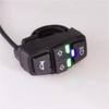 A74K 2X Ebike Light Switch Horn and Turning Light, Handlebar Switch for Scooters Electric Bicycle Intelligent 36V