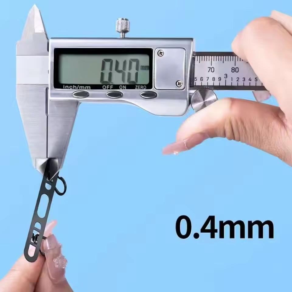 1-4PCS Stainless Steel Mobile Phone Lanyard Patch Side Hanging Clip Double Buckle Phone Straps Gasket Metal Connect Piece for