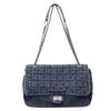 Retro Denim Large-capacity Bag Women's New Trend Simple Chain Underarm Shoulder Bag Fashion Messenger Bag
