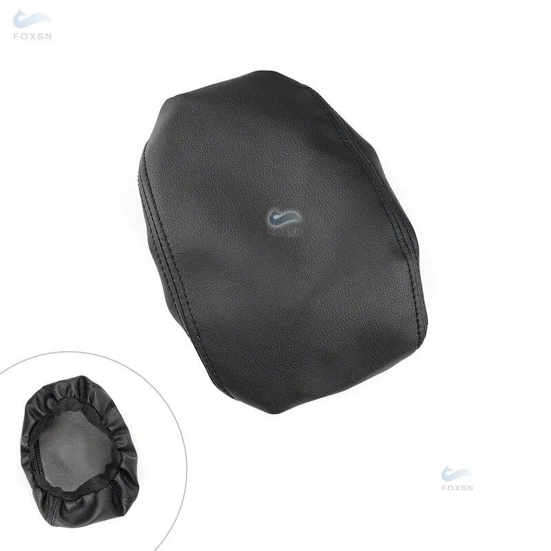 Couverture d'accoudoir central en cuir souple, pour Peugeot 308 2012 2013 2014 2015 2016, couvercle de Console centrale de voiture, couvercle de boîte d'accoudoir, garniture autocollante