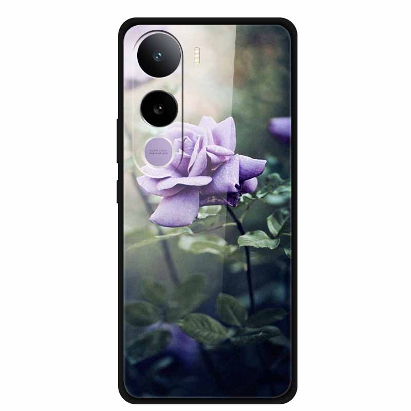 For Vivo Y400 5G Case Y 400 6.67" Animal Wolf Lion Tempered Glass Hard Back Cover For Vivo Y400 2025 Phone Cases Soft Bumper Bag