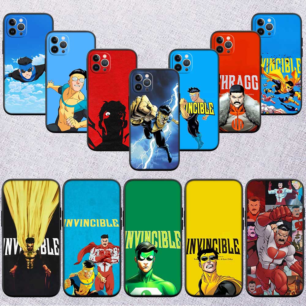 UP35 I-Invincibles New High-End Shell Phone Case for iPhone SE X XS XR 16E 17 11 Pro Max 8 7 6 6s Plus Air
