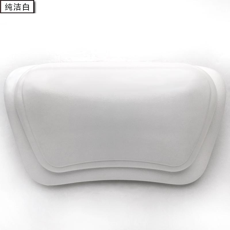 Soft Bathroom Pillow Bathtub Pillow To Bath Tub Headrest Non Slip Backrest Headrest Bathtub Accessories Spa Bath Pillow Bathtub белый