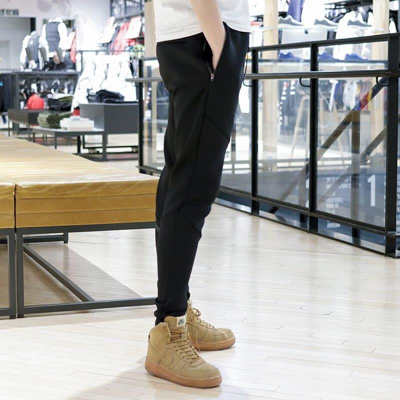 Jordan Solid Color Mid Waist Straight Leg Training Running Joggers Men Bottoms 939947-010