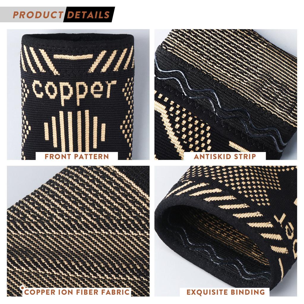 Sportovní kotníková ortéza Měděný iont Kotníková ortéza Basketbal Běh Pletená Tlaková kotníková ortéza Proti podvrtnutí Elastická kotníková ortéza