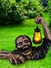 1pc Halloween Zombie Lantern Crawling Horror Decor Garden Scary Led Lights Atmosphere Decoration with Light Sculpture Ornaments