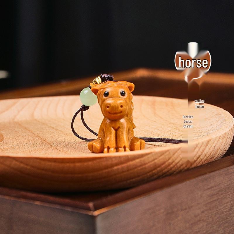 

Золотой сандал, животное зодиака, цепочка для телефона и брелок для ключей автомобиля - милое подвесное украшение для мужчин и женщин