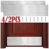 2/4Pcs Door Kick Plates 4*16Inch Stainless Steel Kick Plates Door Protection Metal Plate Anti Damage Door For Dog Enter the Door