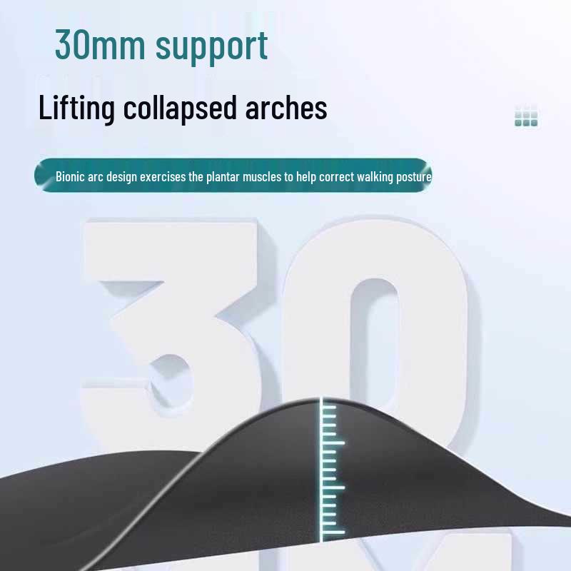 Wkładki ortopedyczne do podparcia wysokiego łuku stopy i korekcji płaskostopia - Unisex, Koryguje koślawość kolan i odchylenie stopy