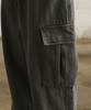 Jikeulib Cargo Pocket Wide Cotton Pants