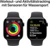 Apple Watch Series 10 4G 46mm Titan Natur Sportarmband Steingrau S/M